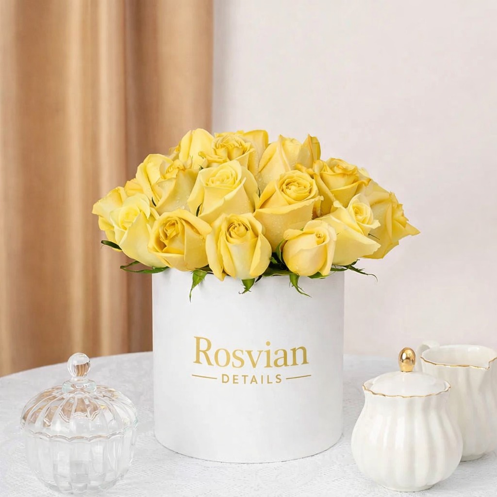 Buquet de rosas amarillas